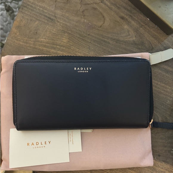 Radley London Blue Backpack Purse With Blue Matching Wallet - Picture 2 of 8